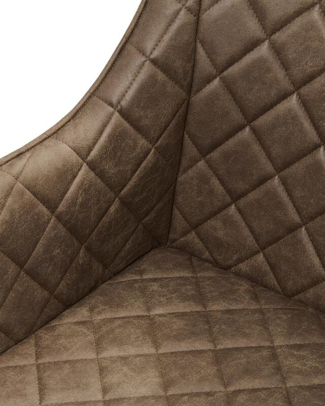 Rivièra Maison Frisco Drive Eetkamerstoel | Coffee | 83x54x44 cm