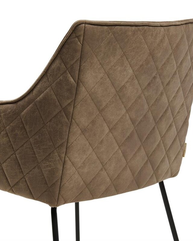 Rivièra Maison Frisco Drive Eetkamerstoel | Coffee | 83x54x44 cm