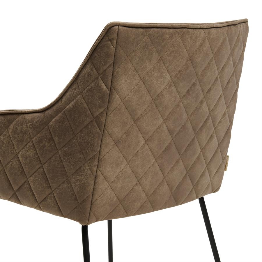 Rivièra Maison Frisco Drive Eetkamerstoel | Coffee | 83x54x44 cm