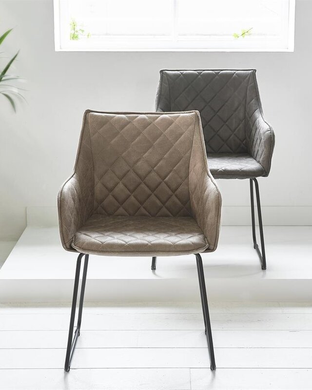 Rivièra Maison Frisco Drive Eetkamerstoel | Coffee | 83x54x44 cm