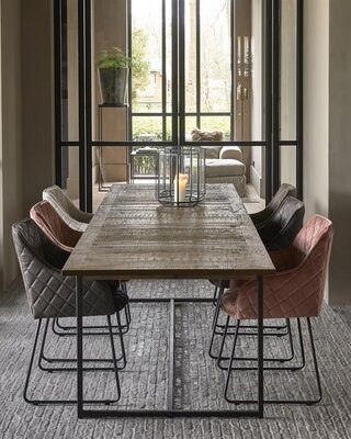 Rivièra Maison Frisco Drive Eetkamerstoel | Coffee | 83x54x44 cm