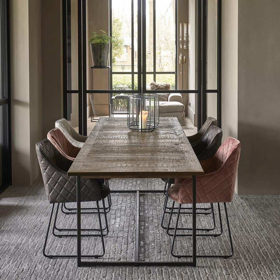 Rivièra Maison Frisco Drive Eetkamerstoel | Coffee | 83x54x44 cm
