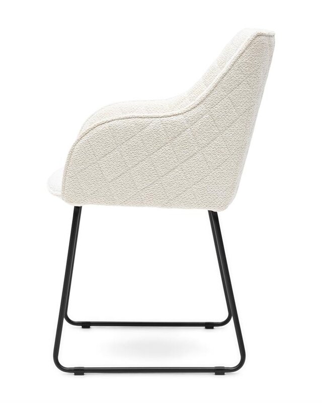 Rivièra Maison Frisco Drive Eetkamerstoel | Simply White | 84x56x59 cm