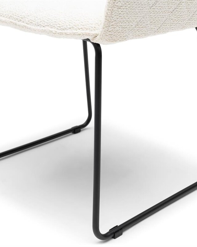 Rivièra Maison Frisco Drive Eetkamerstoel | Simply White | 84x56x59 cm
