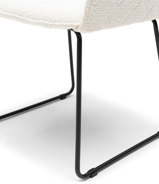 Rivièra Maison Frisco Drive Eetkamerstoel | Simply White | 84x56x59 cm