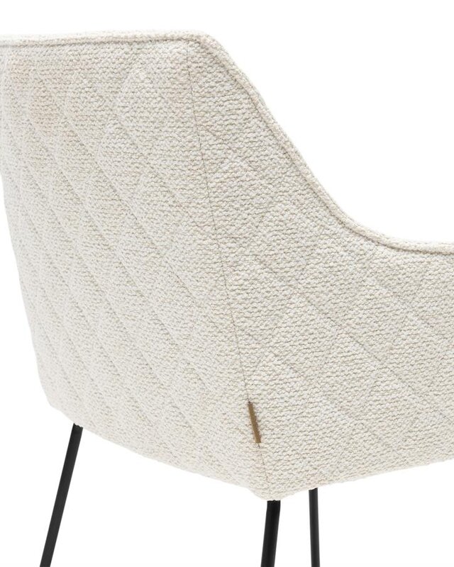Rivièra Maison Frisco Drive Eetkamerstoel | Simply White | 84x56x59 cm