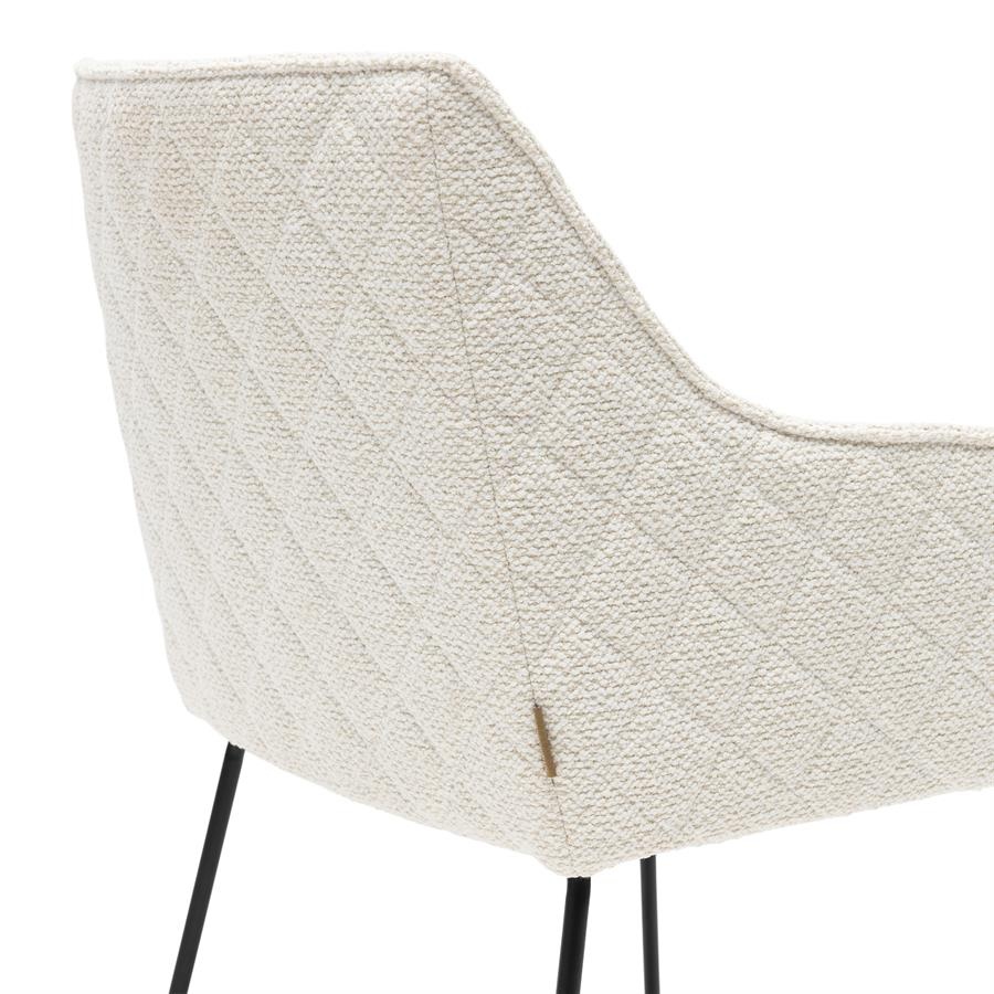 Rivièra Maison Frisco Drive Eetkamerstoel | Simply White | 84x56x59 cm