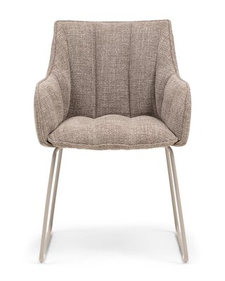 Rivièra Maison High Line Park Eetkamerstoel | Bright Taupe | 83x54x44 cm