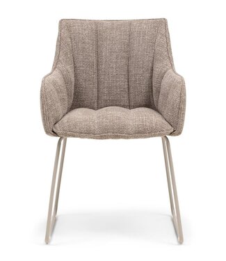 Rivièra Maison High Line Park Eetkamerstoel | Bright Taupe | 83x54x44 cm