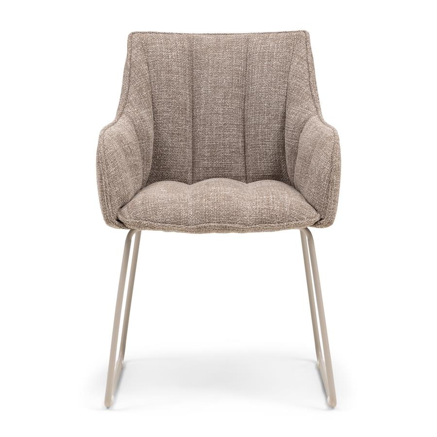 Rivièra Maison High Line Park Eetkamerstoel | Bright Taupe | 83x54x44 cm