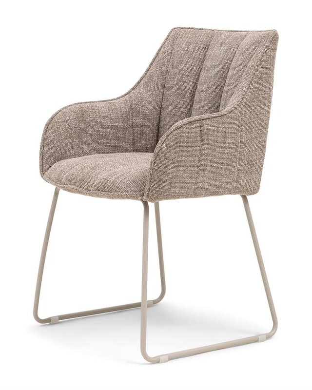Rivièra Maison High Line Park Eetkamerstoel | Bright Taupe | 83x54x44 cm