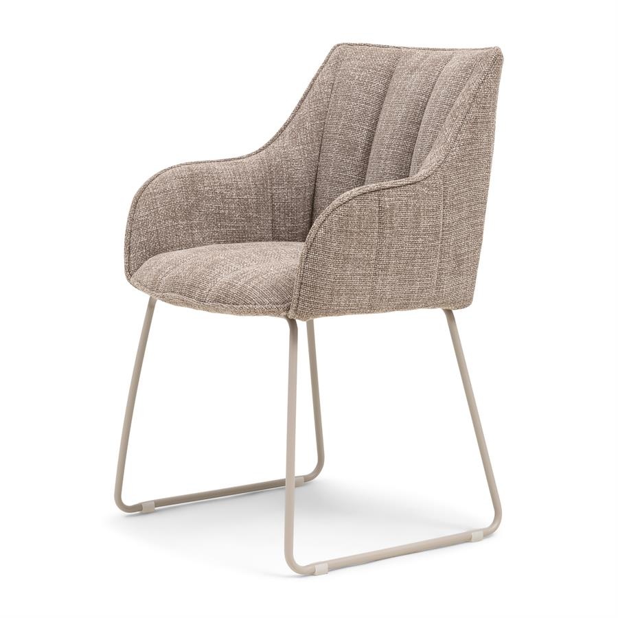 Rivièra Maison High Line Park Eetkamerstoel | Bright Taupe | 83x54x44 cm