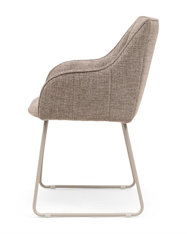 Rivièra Maison High Line Park Eetkamerstoel | Bright Taupe | 83x54x44 cm