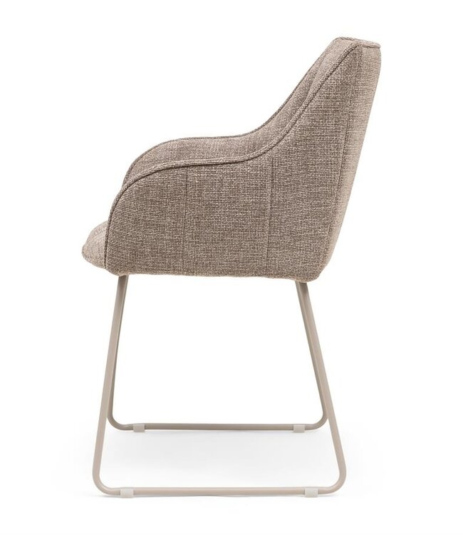 Rivièra Maison High Line Park Eetkamerstoel | Bright Taupe | 83x54x44 cm