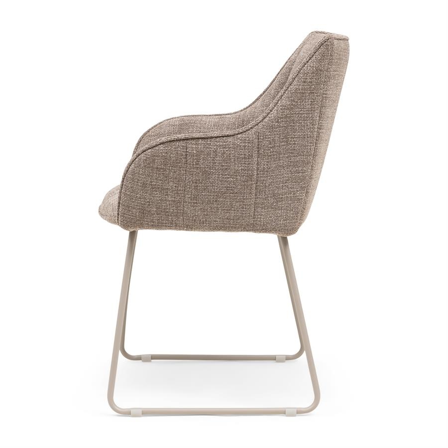 Rivièra Maison High Line Park Eetkamerstoel | Bright Taupe | 83x54x44 cm