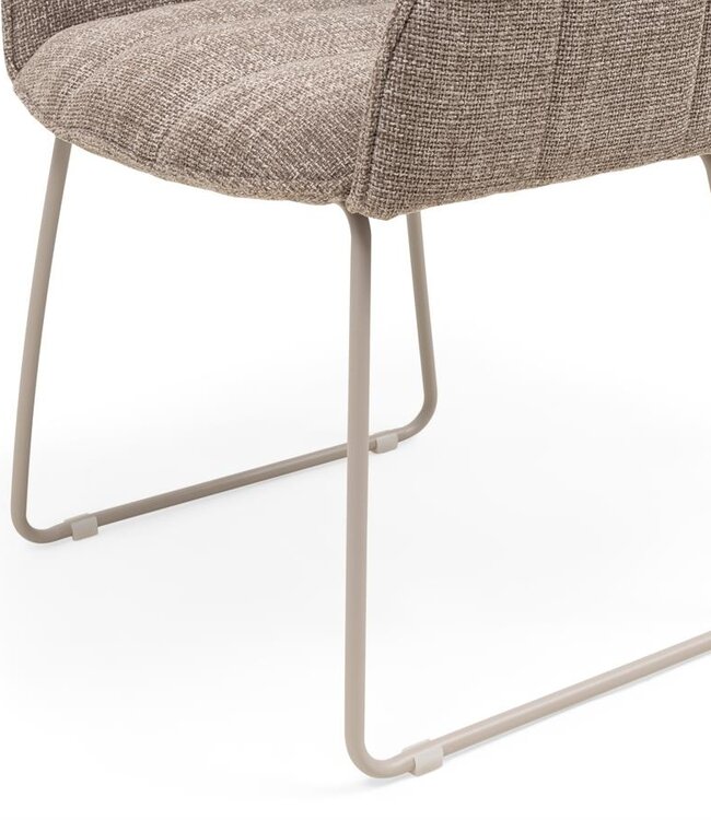 Rivièra Maison High Line Park Eetkamerstoel | Bright Taupe | 83x54x44 cm