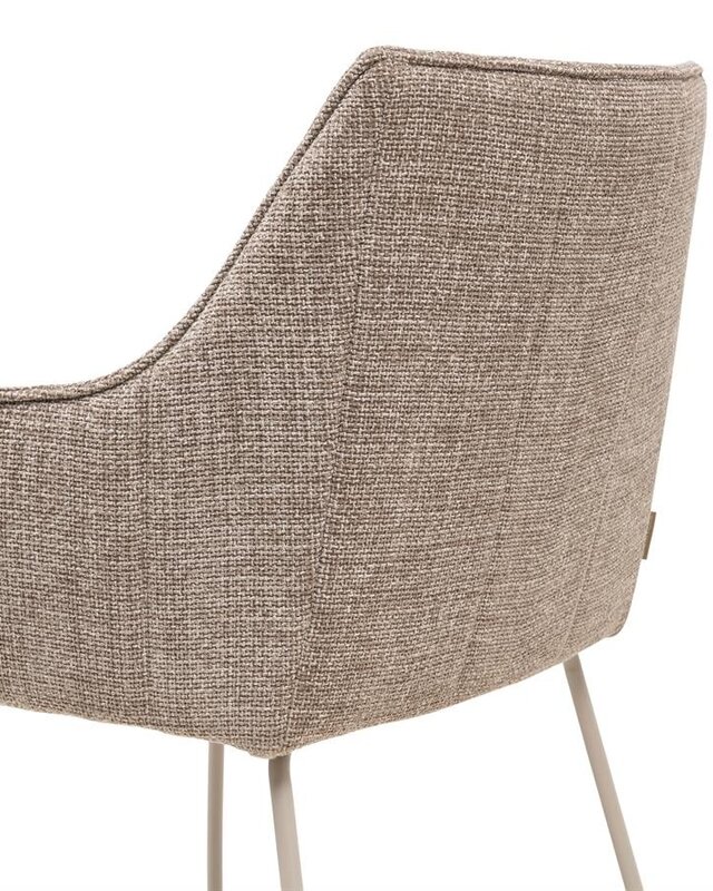Rivièra Maison High Line Park Eetkamerstoel | Bright Taupe | 83x54x44 cm