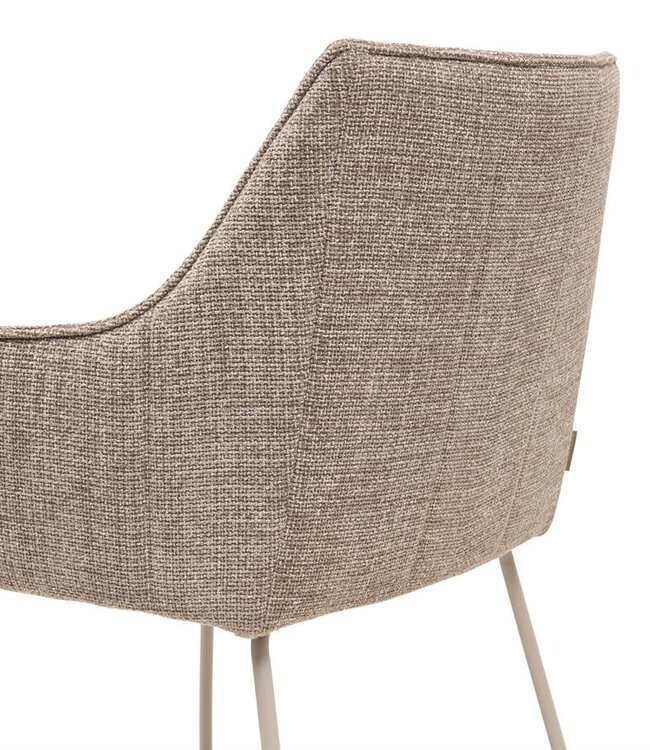 Rivièra Maison High Line Park Eetkamerstoel | Bright Taupe | 83x54x44 cm