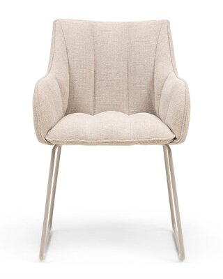 Rivièra Maison High Line Park Eetkamerstoel | Glossy Flax | 83x54x44 cm