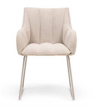 Rivièra Maison High Line Park Eetkamerstoel | Glossy Flax | 83x54x44 cm