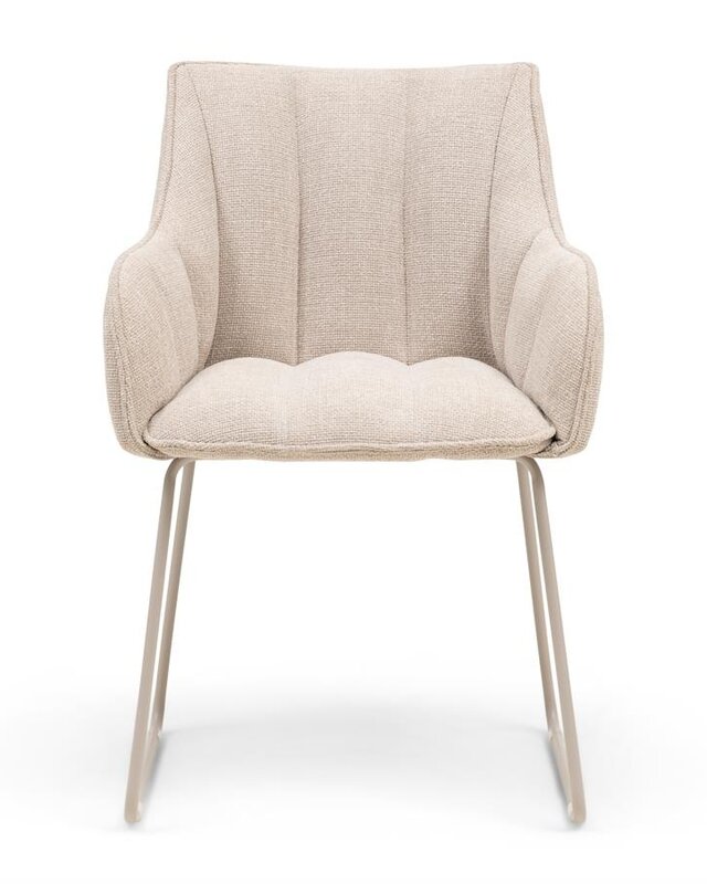 Rivièra Maison High Line Park Eetkamerstoel | Glossy Flax | 83x54x44 cm
