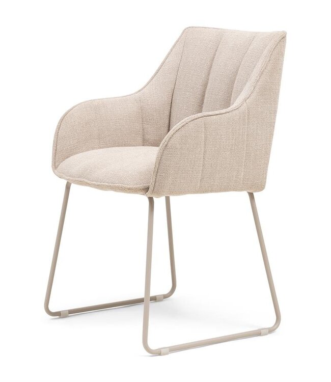 Rivièra Maison High Line Park Eetkamerstoel | Glossy Flax | 83x54x44 cm