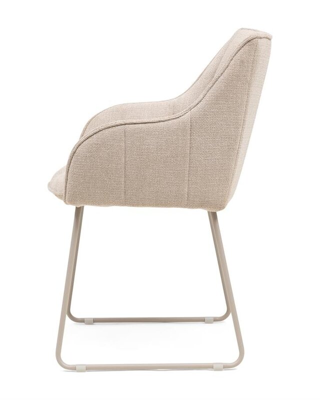Rivièra Maison High Line Park Eetkamerstoel | Glossy Flax | 83x54x44 cm