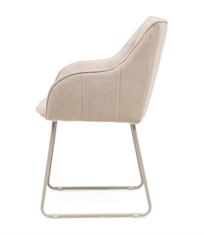Rivièra Maison High Line Park Eetkamerstoel | Glossy Flax | 83x54x44 cm