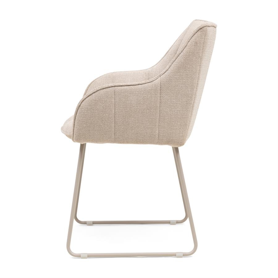 Rivièra Maison High Line Park Eetkamerstoel | Glossy Flax | 83x54x44 cm