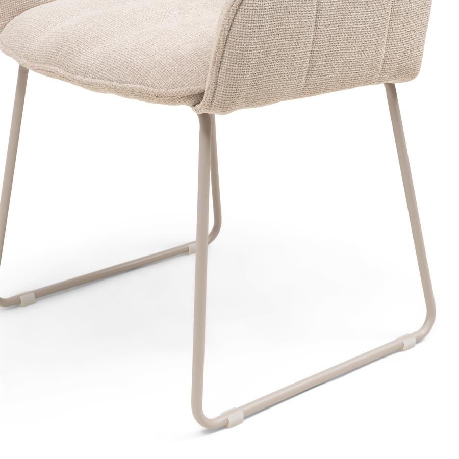 Rivièra Maison High Line Park Eetkamerstoel | Glossy Flax | 83x54x44 cm
