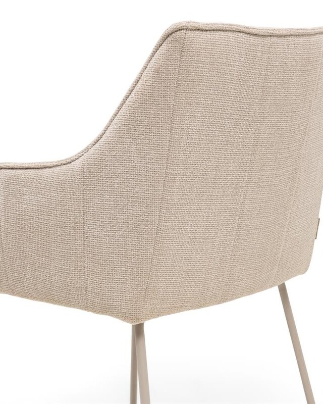 Rivièra Maison High Line Park Eetkamerstoel | Glossy Flax | 83x54x44 cm