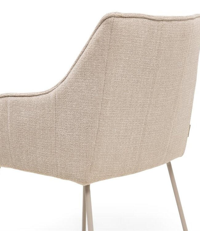 Rivièra Maison High Line Park Eetkamerstoel | Glossy Flax | 83x54x44 cm