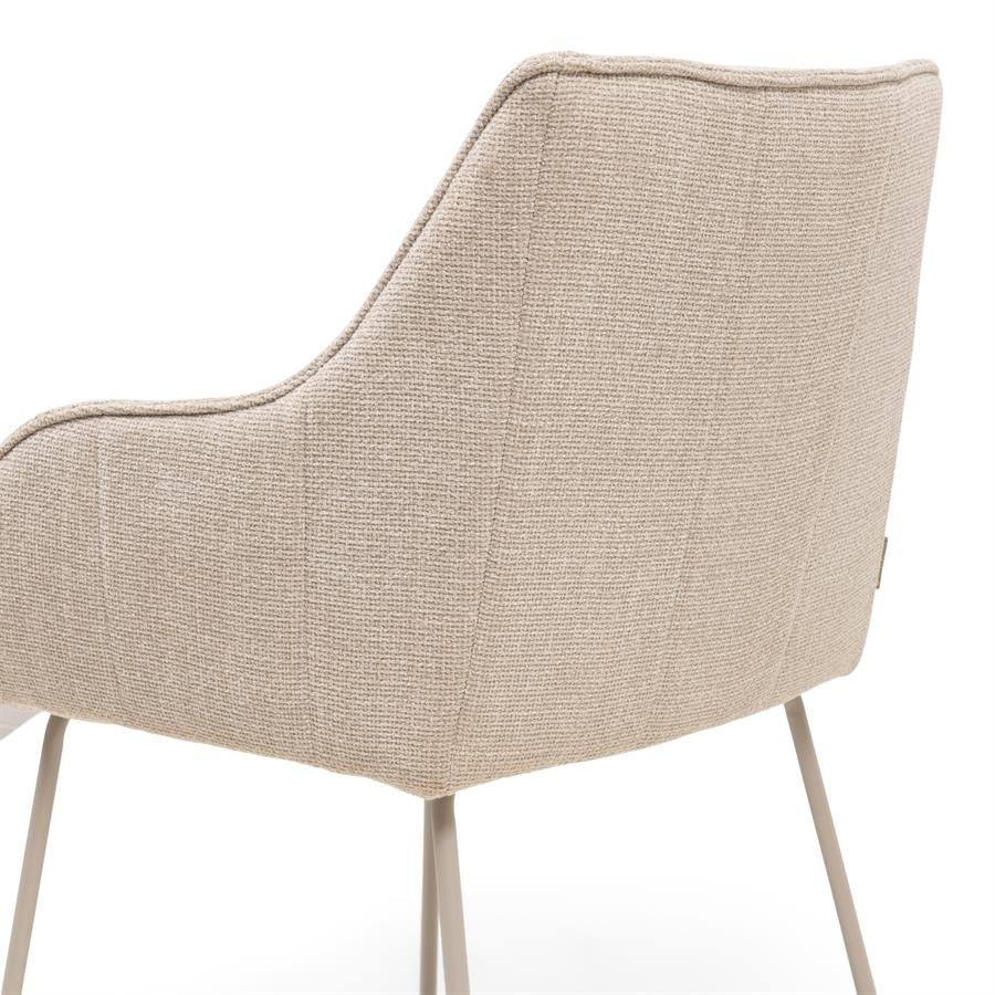 Rivièra Maison High Line Park Eetkamerstoel | Glossy Flax | 83x54x44 cm