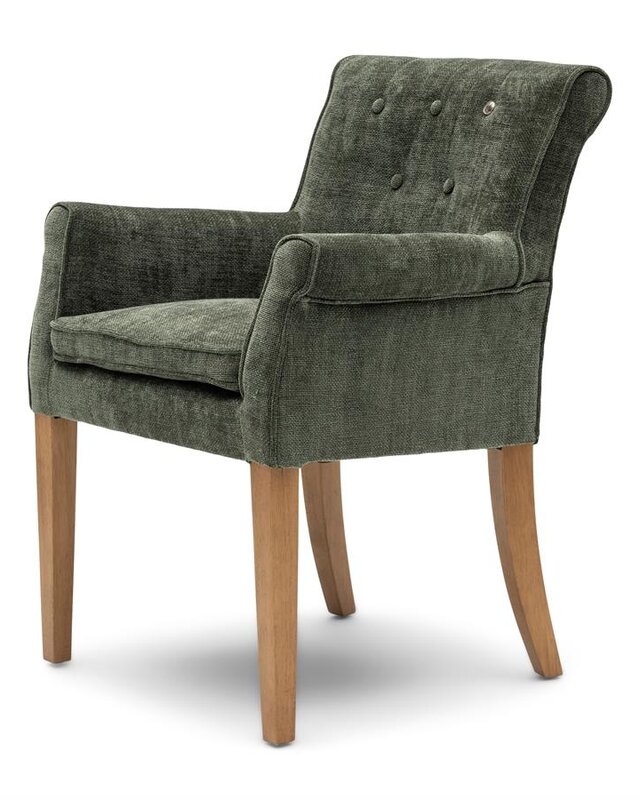 Rivièra Maison La Scala Eetkamerstoel | Italian Olive | 87x65x65 cm
