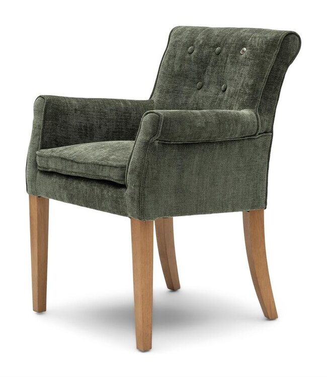 Rivièra Maison La Scala Eetkamerstoel | Italian Olive | 87x65x65 cm