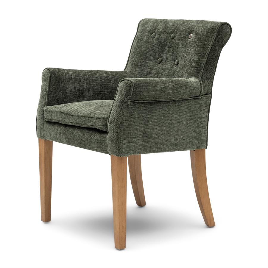 Rivièra Maison La Scala Eetkamerstoel | Italian Olive | 87x65x65 cm
