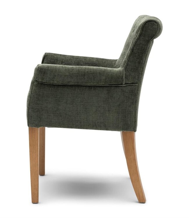 Rivièra Maison La Scala Eetkamerstoel | Italian Olive | 87x65x65 cm