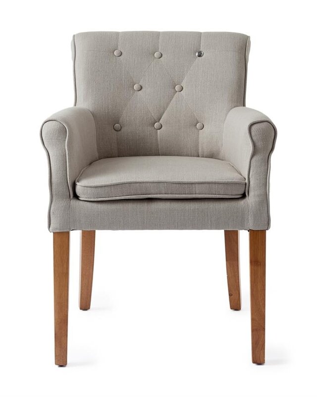 Rivièra Maison La Scala Eetkamerstoel | Flax | 82x62x54 cm