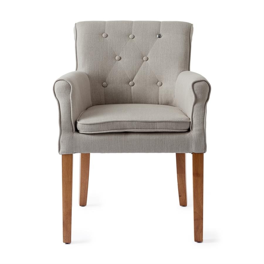Rivièra Maison La Scala Eetkamerstoel | Flax | 82x62x54 cm