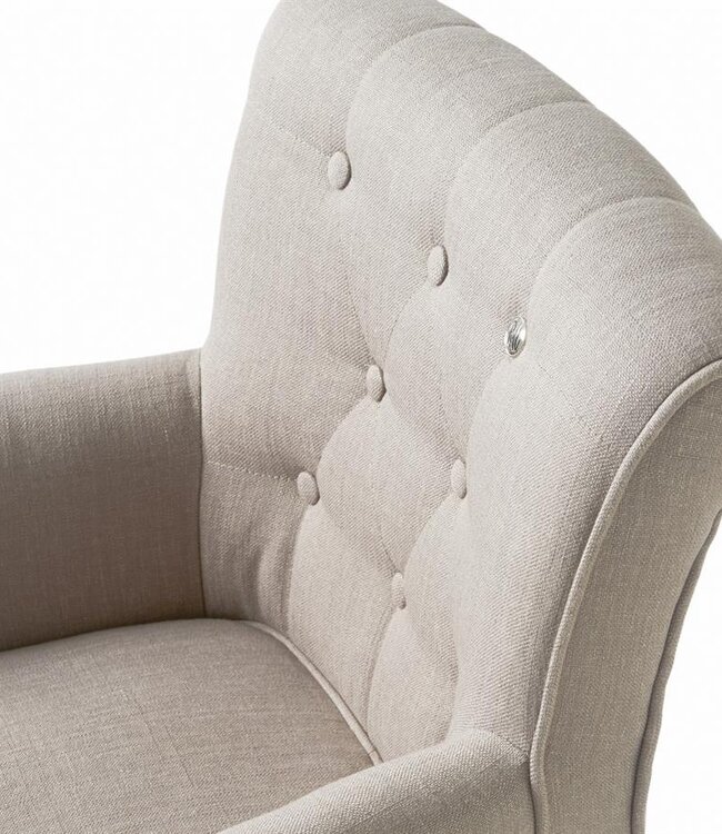 Rivièra Maison La Scala Eetkamerstoel | Flax | 82x62x54 cm