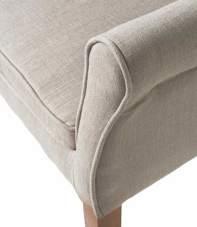 Rivièra Maison La Scala Eetkamerstoel | Flax | 82x62x54 cm