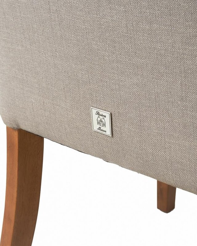Rivièra Maison La Scala Eetkamerstoel | Flax | 82x62x54 cm