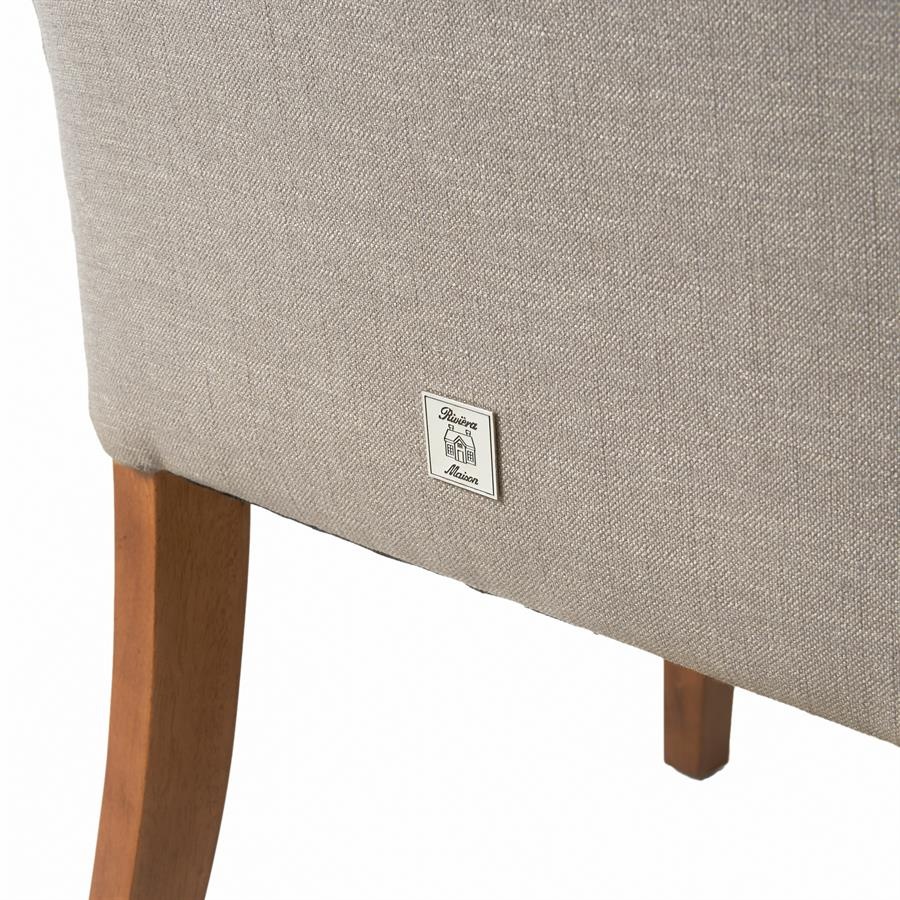Rivièra Maison La Scala Eetkamerstoel | Flax | 82x62x54 cm