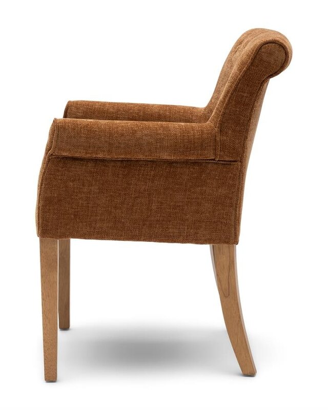 Rivièra Maison La Scala Eetkamerstoel | Maroon Brown | 87x65x65 cm