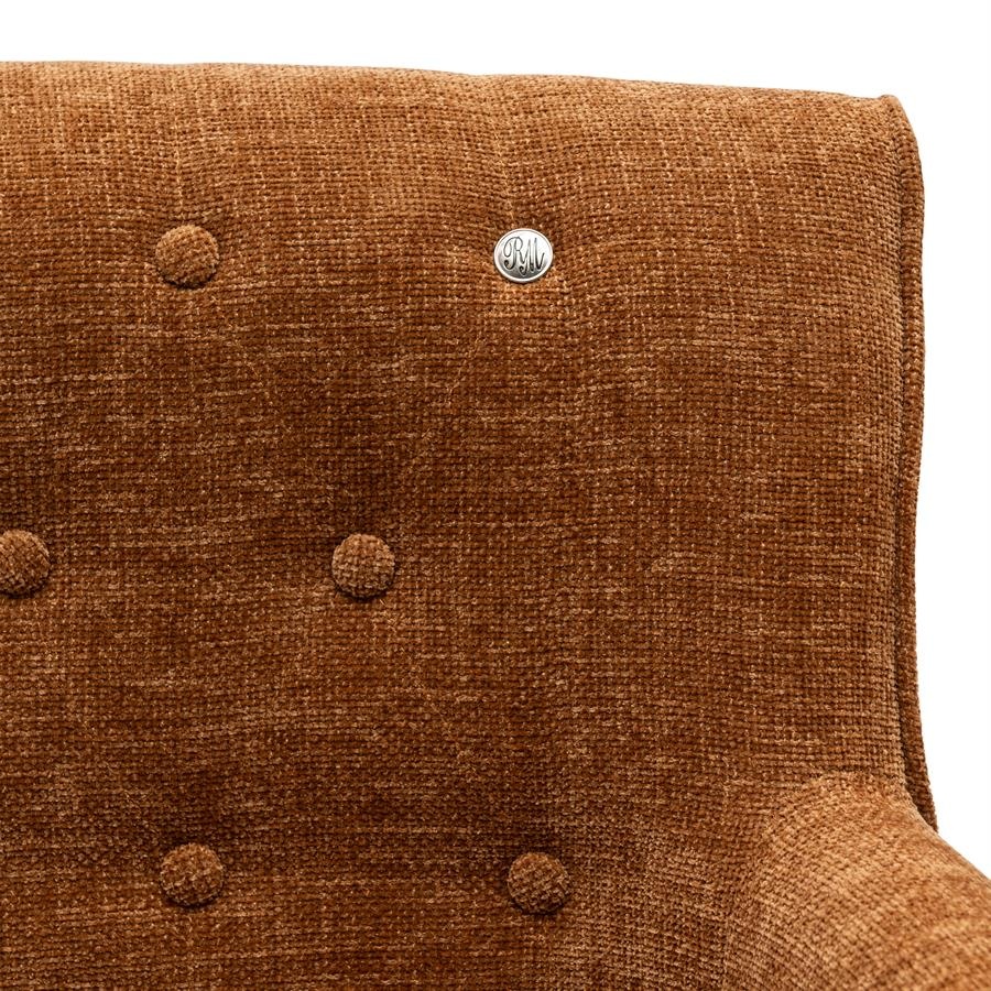 Rivièra Maison La Scala Eetkamerstoel | Maroon Brown | 87x65x65 cm