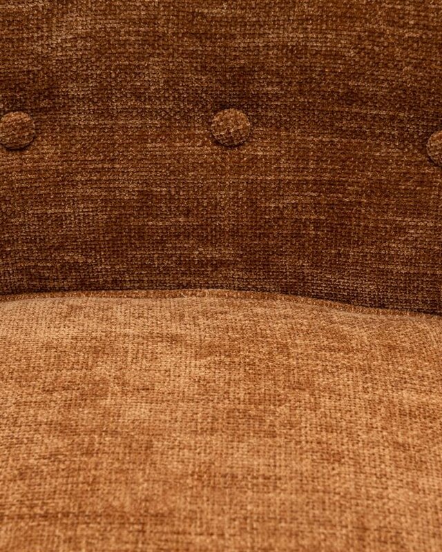 Rivièra Maison La Scala Eetkamerstoel | Maroon Brown | 87x65x65 cm
