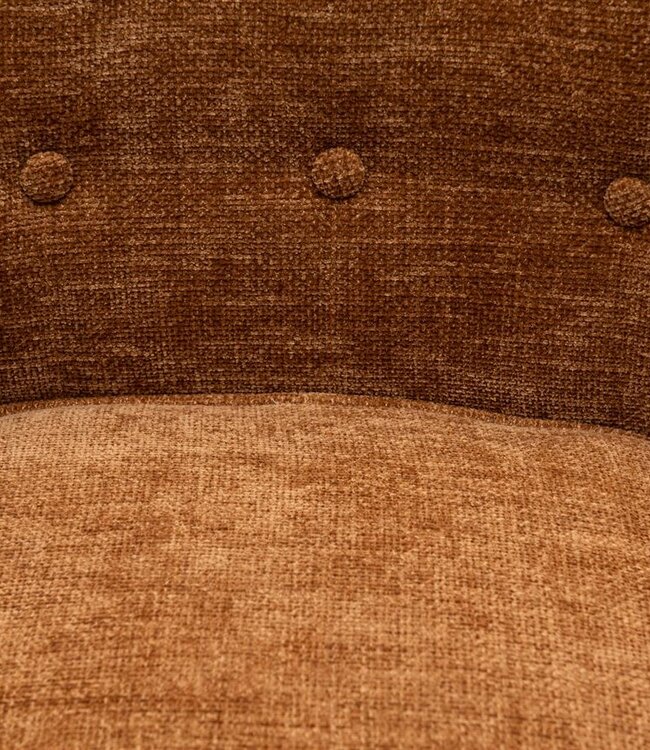 Rivièra Maison La Scala Eetkamerstoel | Maroon Brown | 87x65x65 cm