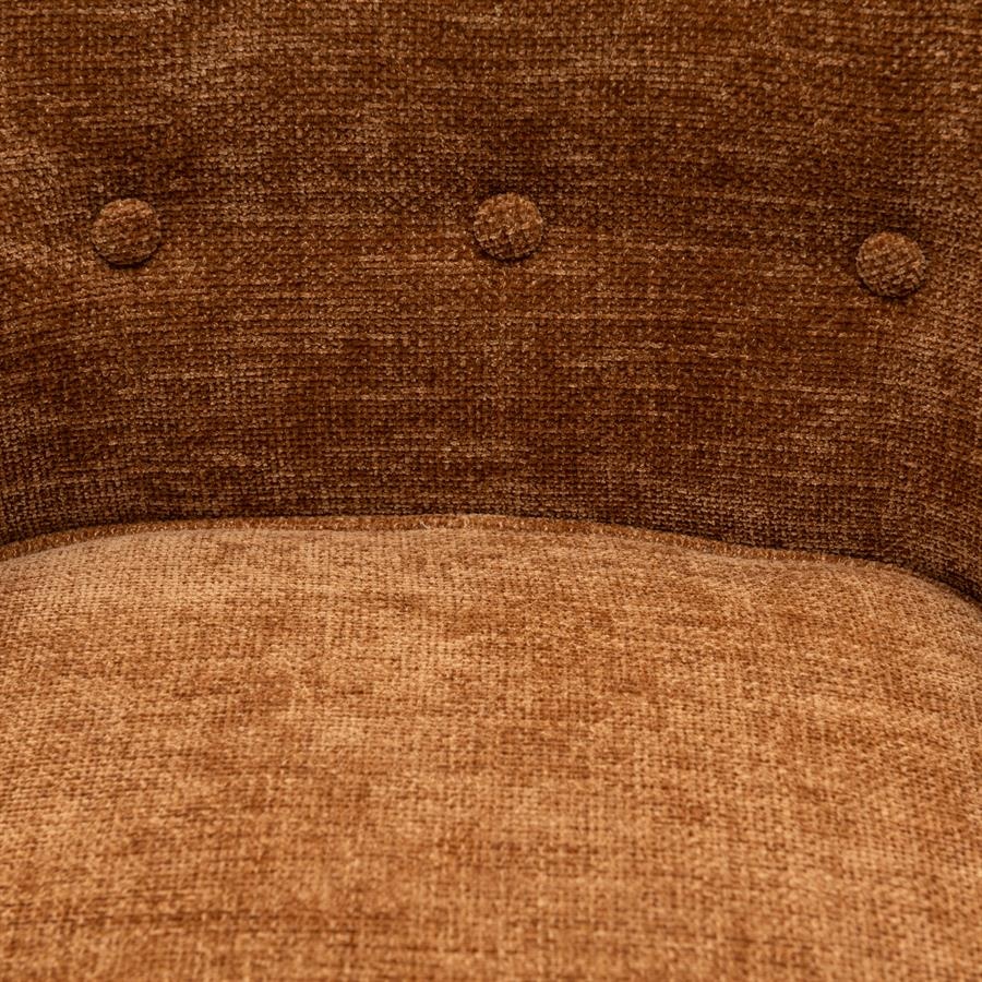 Rivièra Maison La Scala Eetkamerstoel | Maroon Brown | 87x65x65 cm