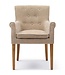 Rivièra Maison La Scala Eetkamerstoel | Natural Linen | 87x65x65 cm