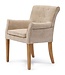Rivièra Maison La Scala Eetkamerstoel | Natural Linen | 87x65x65 cm